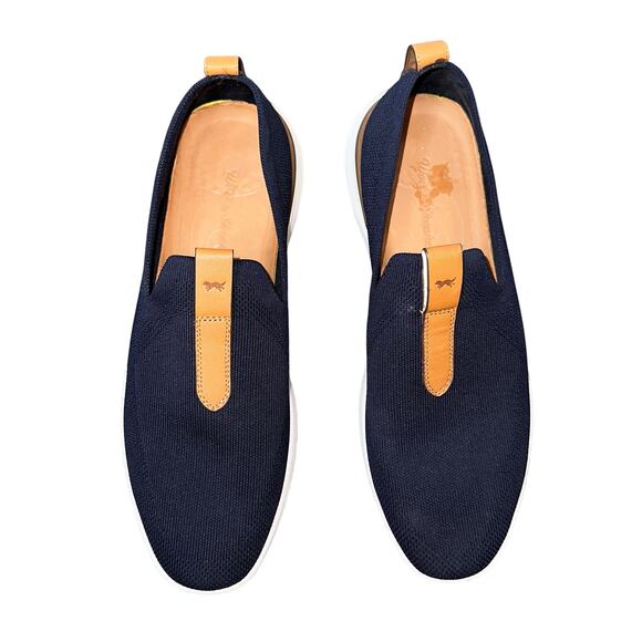 Wolf & Shepherd SwiftKnit Slip On Loafer Navy Blue Shoes Size 11 Mens Comfort main image 5